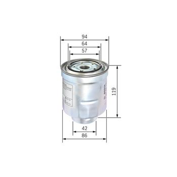 filtro de combustible coche - (N2110) Filtro de combustible BOSCH F026402110