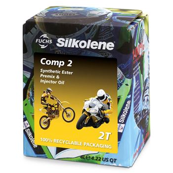 aceite moto 2t - .Silkolene Comp 2 4L