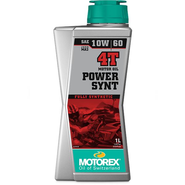 aceite moto 4t - motorex power synt 4t 10w60 1l 306211