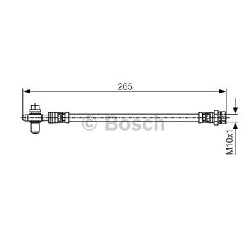 tubos flexibles de frenos - Tubo flexible de frenos BOSCH 1987481518
