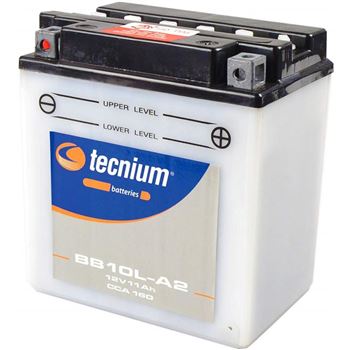 baterias de moto - Batería Tecnium BB10L-A2 (con electrolito)