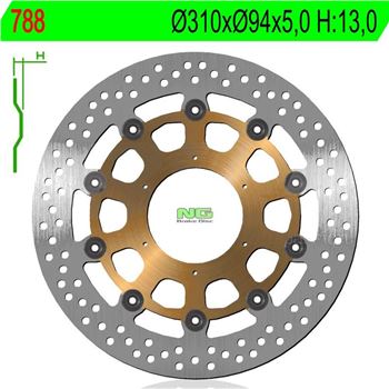 discos de freno moto - Disco de freno NG 788