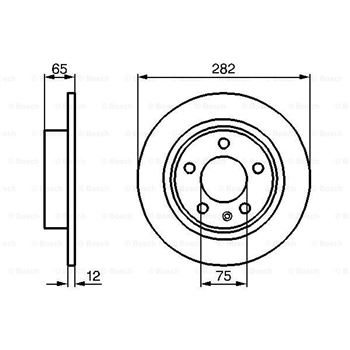 discos de freno coche - (BD790) Disco de freno BOSCH 0986478891
