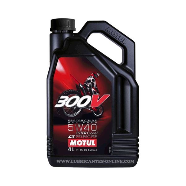 aceite moto 4t - motul 300v 5w40 fl off road 4l