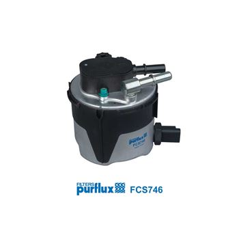 filtro de combustible coche - Filtro de combustible PURFLUX FCS746