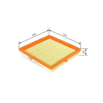 filtro de aire coche - (S0348) Filtro de aire BOSCH F026400348
