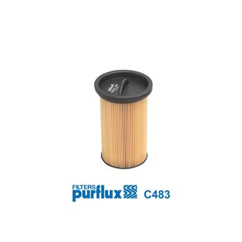 filtro de combustible coche - Filtro de combustible PURFLUX C483