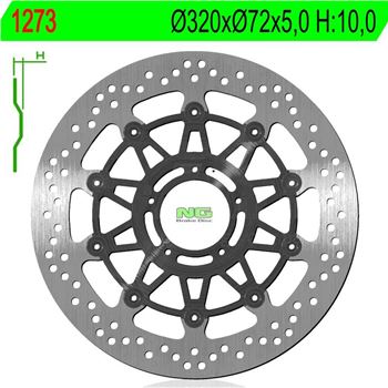discos de freno moto - Disco de freno NG 1273