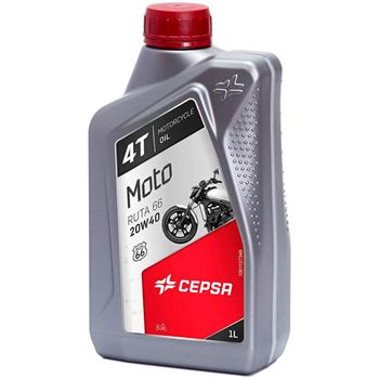 aceite moto 4t - Aceite mineral Cepsa Moto 4T Ruta 66 20w40 1L