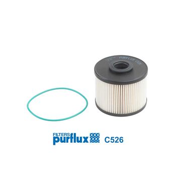 filtro de combustible coche - Filtro de combustible PURFLUX C526