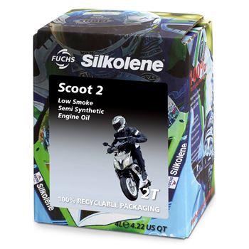 aceite moto 2t - .Silkolene Scoot 2 4L