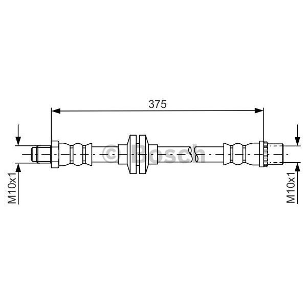 tubos flexibles de frenos - 1987481695LIFRWHCO00MM