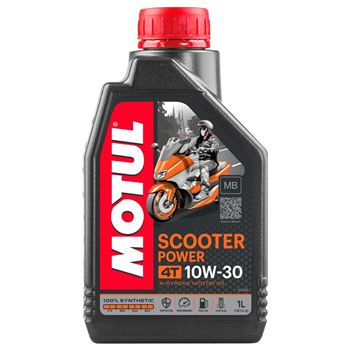 aceite moto 4t - Motul Scooter Power 4T 10w30 MB 1L