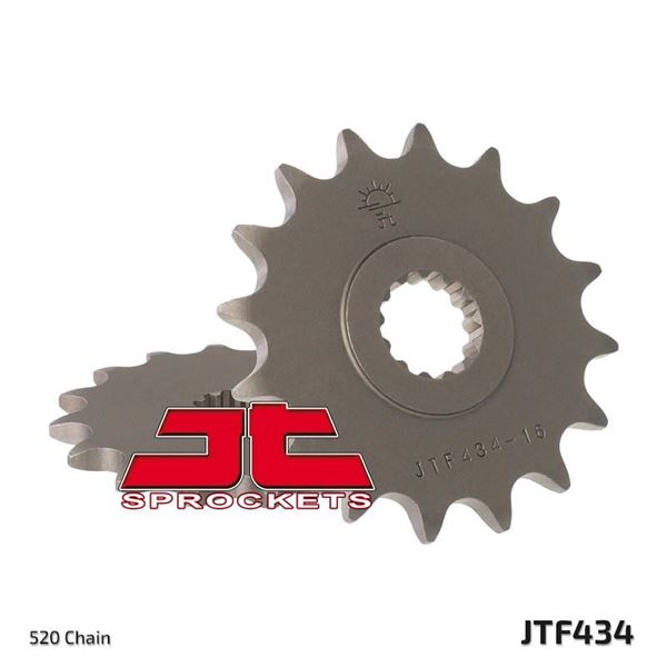 pinones - pinon jt 434 de acero con 13 dientes jtf43413
