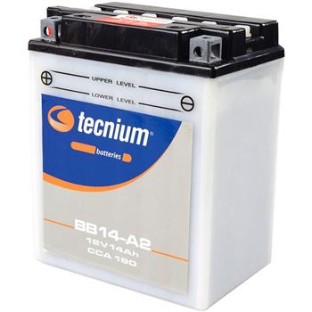baterias de moto - Batería Tecnium BB14-A2 (con electrolito)