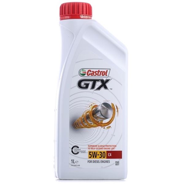 aceite de motor coche - castrol gtx professional c4 5w30 1l
