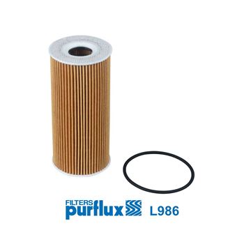 filtro de aceite coche - Filtro de aceite PURFLUX L986