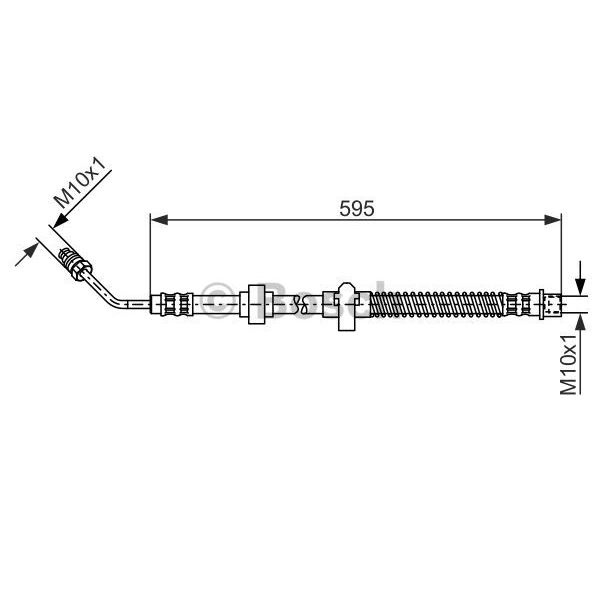 tubos flexibles de frenos - 1987476372LIFRWHCO00MM