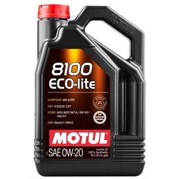 aceite de motor coche - Motul 8100 Eco-lite 0w20 5L