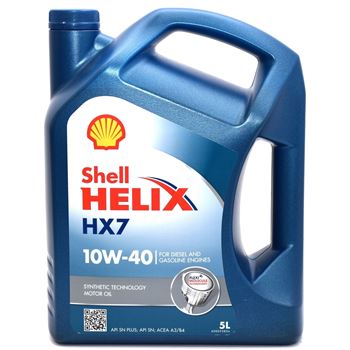 aceite de motor coche - Shell Helix HX7 10w40 5L